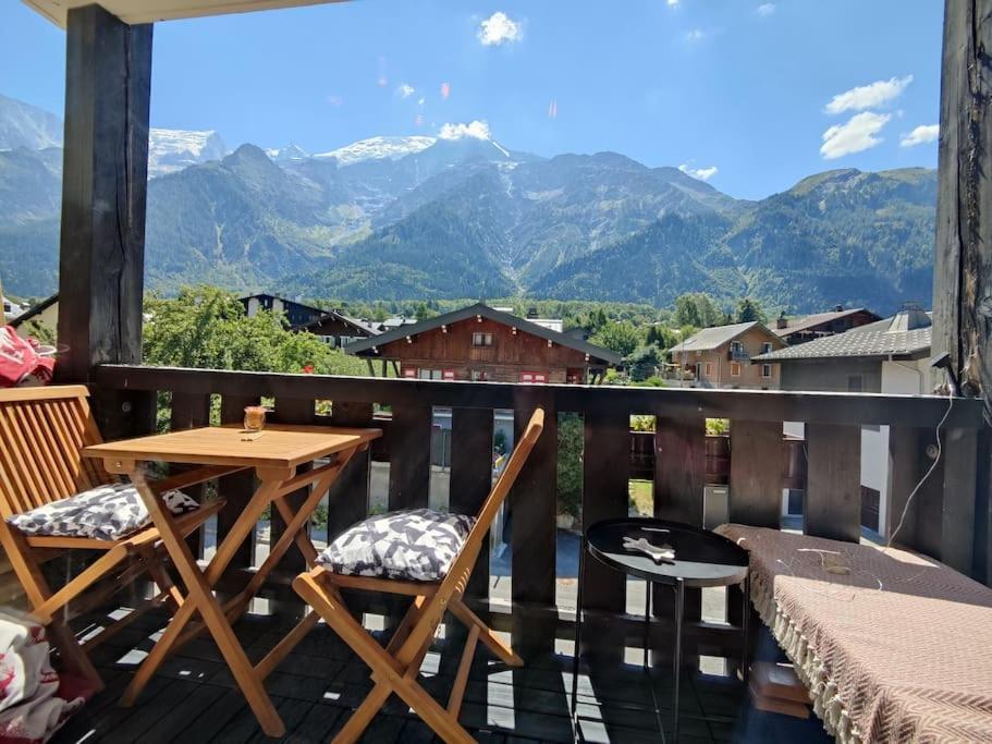 Vue Montblanc 5mn Piste2 Les Trabets